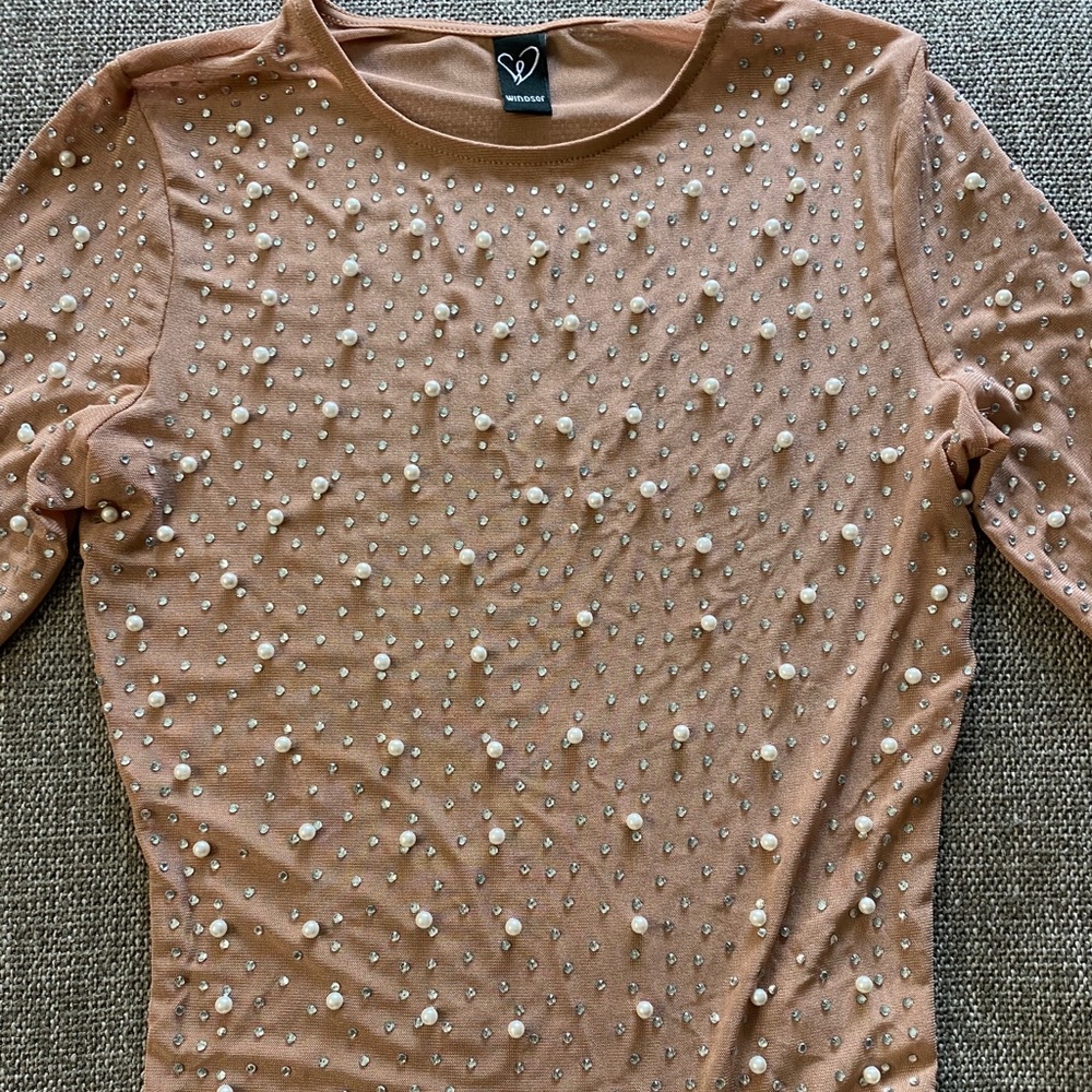 Sheer Pink Top - Picture 2 of 3